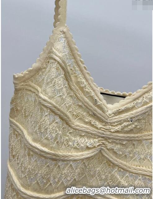 ​Low Cost Gucci Lace Vest G041926 Beige 2024