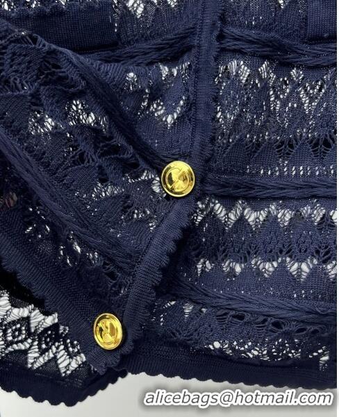 ​Grade Quality Gucci Lace Cardigan G041925 Blue 2024