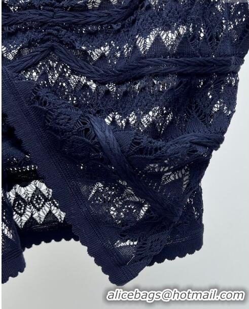 Fashion Discount Gucci Lace Vest G041927 Blue 2024