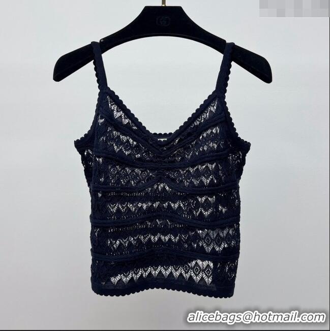 Fashion Discount Gucci Lace Vest G041927 Blue 2024