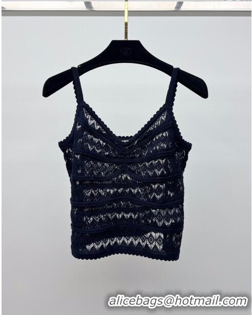 Fashion Discount Gucci Lace Vest G041927 Blue 2024