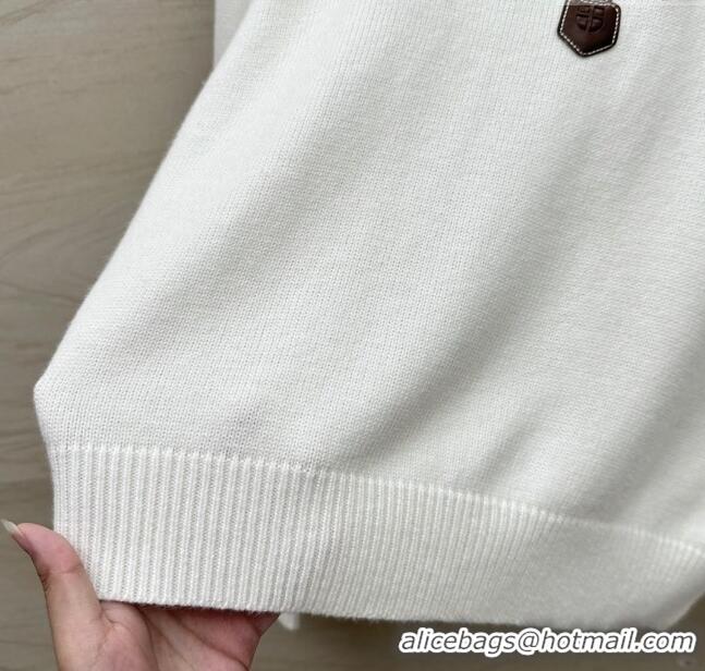 ​Famous Brand Prada Wool Sweater P041931 White 2024