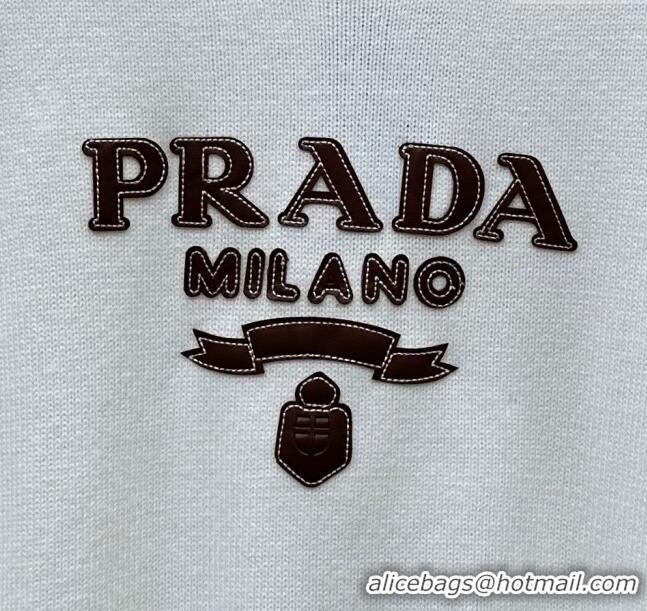 ​Promotional Prada Wool Short-sleeved Sweater P041933 White 2024