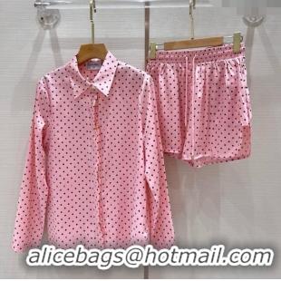 Well Crafted Chanel Shirt and Shorts CH041934 Pink 2024