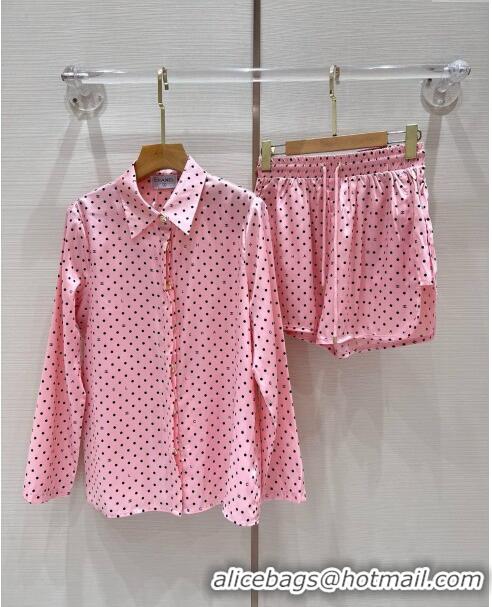 Well Crafted Chanel Shirt and Shorts CH041934 Pink 2024