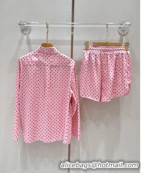 Well Crafted Chanel Shirt and Shorts CH041934 Pink 2024