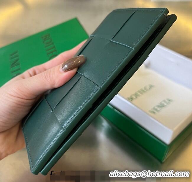 Promotional Bottega Veneta Cassette Passport Case 777046 Emerald Green 2024