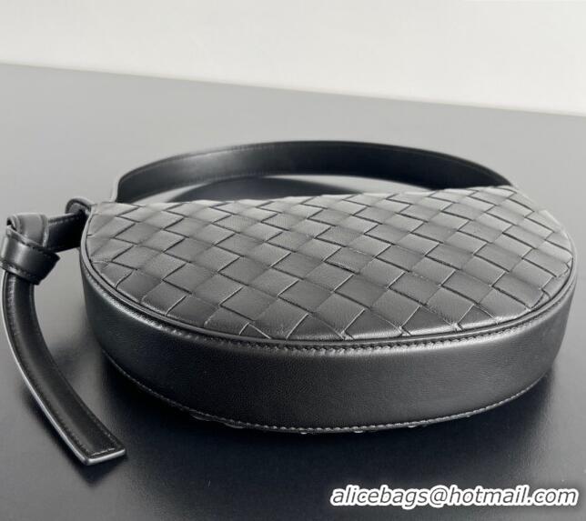 Super Quality Bottega Veneta Mini Sunrise Hobo Bag 763747 Black 2024