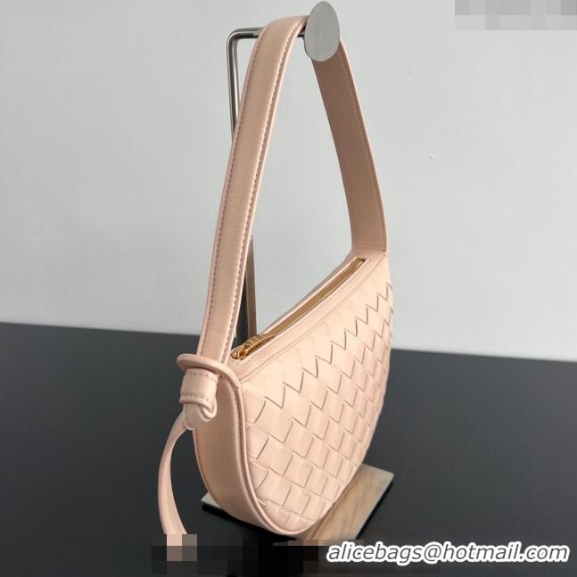 Low Cost Bottega Veneta Mini Sunrise Hobo Bag 763747 Lotus Pink 2024