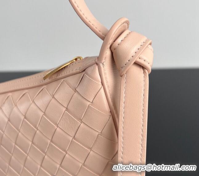 Low Cost Bottega Veneta Mini Sunrise Hobo Bag 763747 Lotus Pink 2024