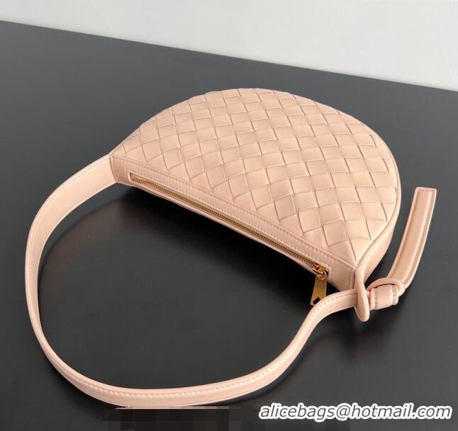 Low Cost Bottega Veneta Mini Sunrise Hobo Bag 763747 Lotus Pink 2024