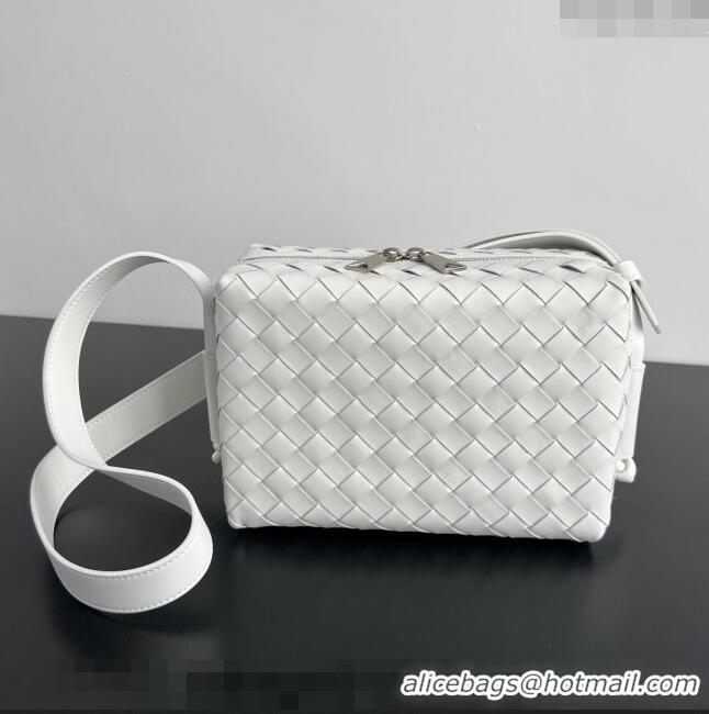 Buy Fashionable Bottega Veneta Intrecciato Camera Bag 755774 White 2024