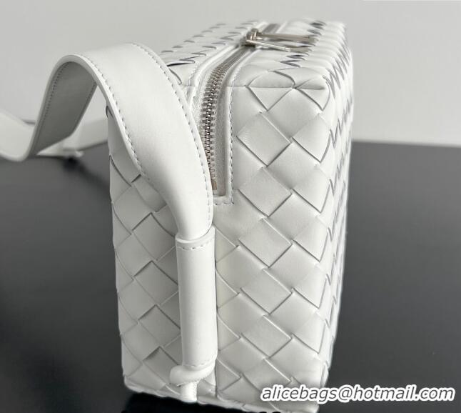 Buy Fashionable Bottega Veneta Intrecciato Camera Bag 755774 White 2024