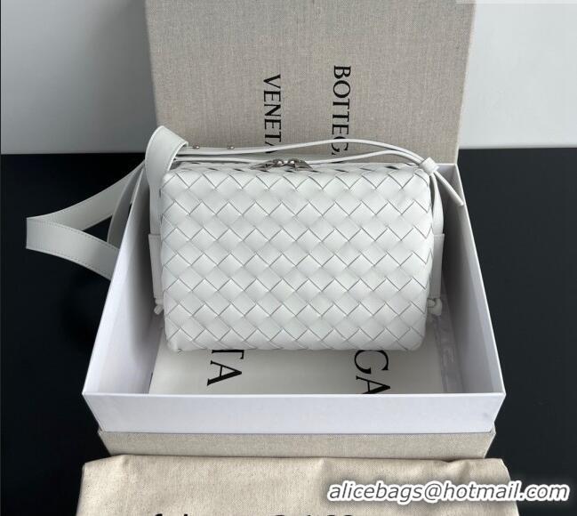 Buy Fashionable Bottega Veneta Intrecciato Camera Bag 755774 White 2024