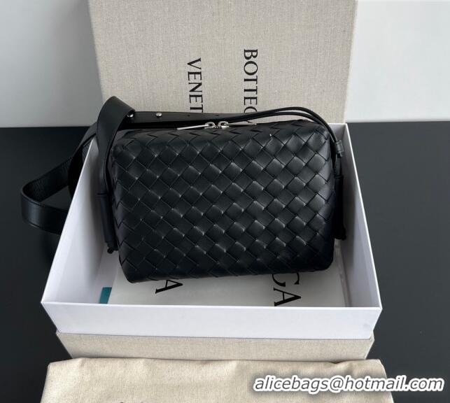 Most Popular Bottega Veneta Intrecciato Camera Bag 755774 Black 2024