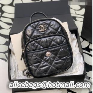 Promotional Chanel Coco Neige Nylon Backpack Bag AS4366 Black 2024