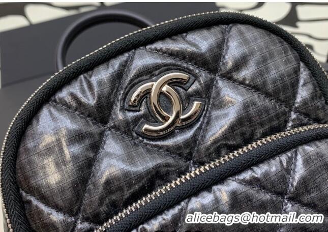 Promotional Chanel Coco Neige Nylon Backpack Bag AS4366 Black 2024