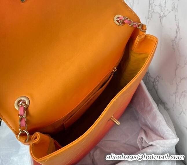 Traditional Specials Chanel Gradient Calfskin Large Hobo Bag AS4632 Pink/Orange/Yellow 2024