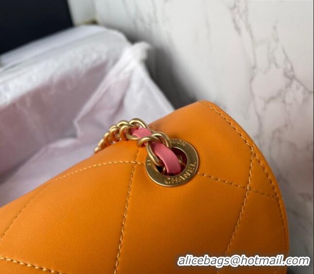 Traditional Specials Chanel Gradient Calfskin Large Hobo Bag AS4632 Pink/Orange/Yellow 2024