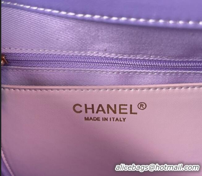 Super Quality Chanel Gradient Calfskin Large Hobo Bag AS4632 Light Purple/Pink/Coral 2024