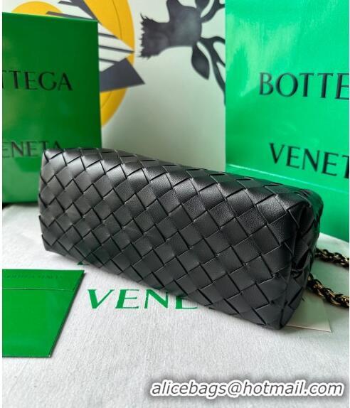 Promotional Bottega Veneta Small Andiamo Top Handle Bag With Chain 786008 Black 2024