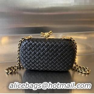 Buy Discount Bottega Veneta Knot With Chain Mini Bag 776662 Black 2024