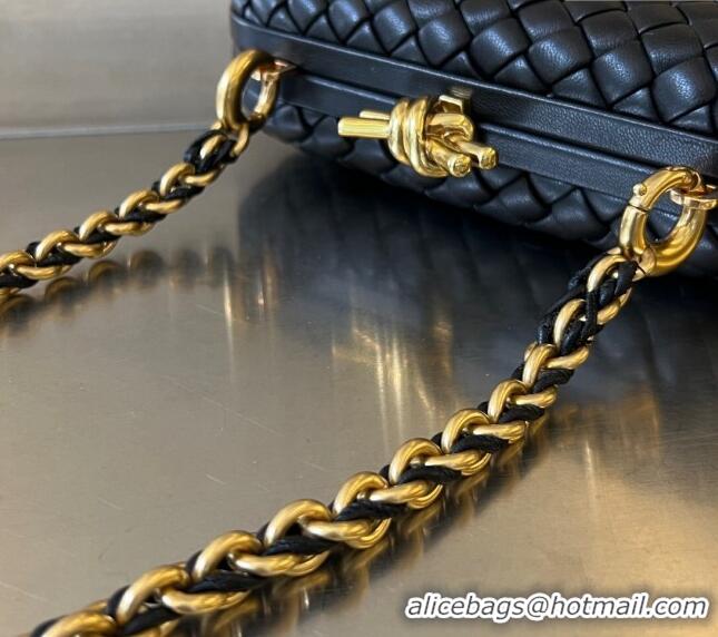 Buy Discount Bottega Veneta Knot With Chain Mini Bag 776662 Black 2024