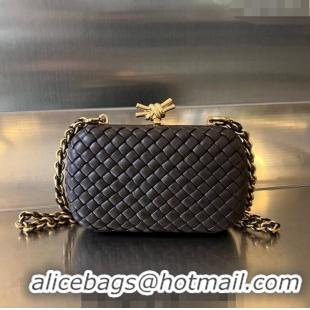 Promotional Bottega Veneta Knot With Chain Mini Bag 776662 Fondant Brown 2024