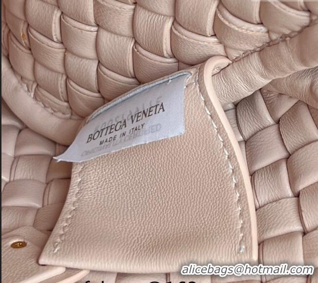 Top Quality Bottega Veneta Mini Cobble Shoulder Bag in Padded Intrecciato Leather 762711 Lotus Pink 2024