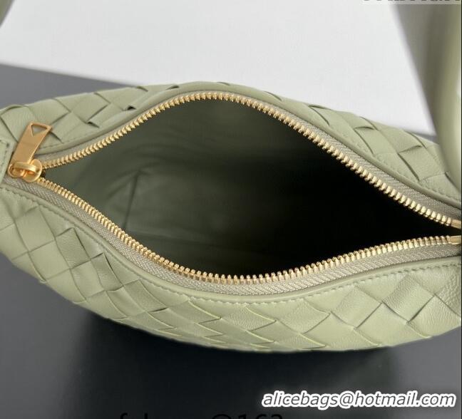 Market Sells Bottega Veneta Mini Wallace Shoulder Bag in Intrecciato Soft Calfskin Leather 754443 Light Green 2024