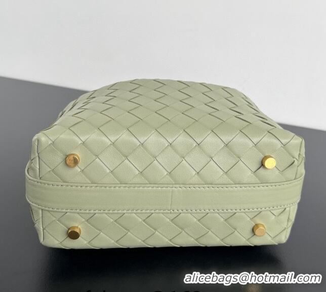 Market Sells Bottega Veneta Mini Wallace Shoulder Bag in Intrecciato Soft Calfskin Leather 754443 Light Green 2024