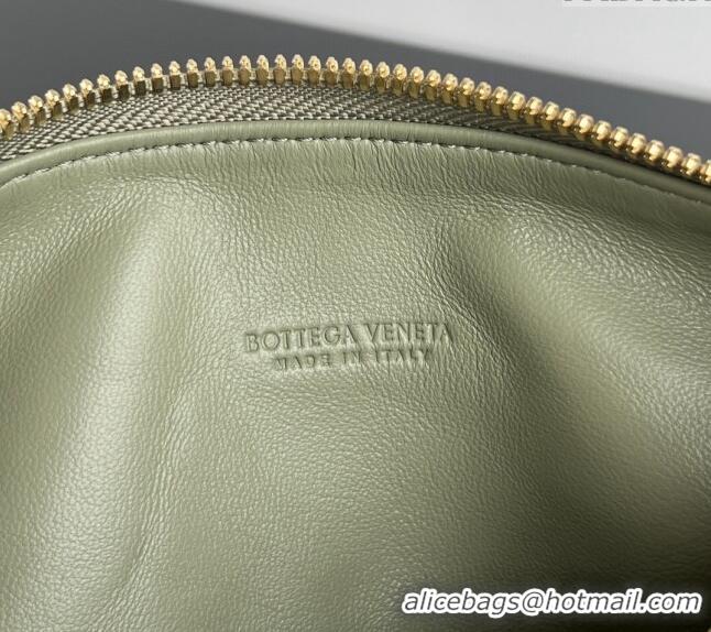 Market Sells Bottega Veneta Mini Wallace Shoulder Bag in Intrecciato Soft Calfskin Leather 754443 Light Green 2024