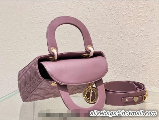 Buy Cheap Dior Small Lady Dior My ABCDior Bag in Cannage Lambskin CD8028 Peony Pink 2023