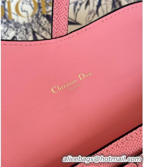 Promotional Dior Long Saddle Wallet with Chain in Palm-Grained Leather CD8050 Light Pink 2023