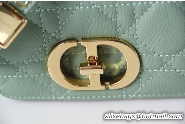 Promotional Dior Micro Caro Bag in Supple Cannage Calfskin CD1812 Green 2024