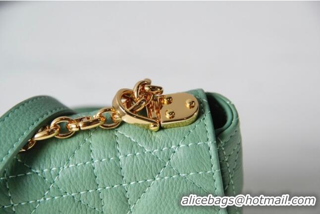 Promotional Dior Micro Caro Bag in Supple Cannage Calfskin CD1812 Green 2024