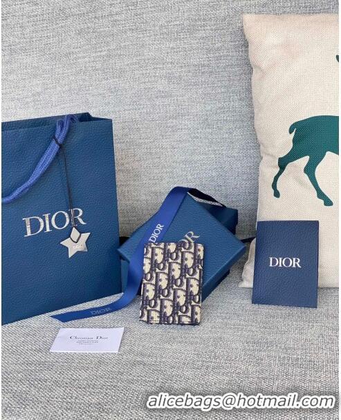 Most Popular Dior Essentials Bi-Fold Card Holder Beige and Dior Oblique Jacquard CD1109 Black 2024