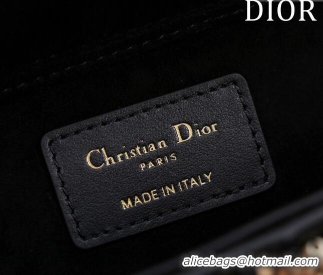 Traditional Specials Dior Small Lady D-Joy Bag with Wood Beads CD9081 Black 2024