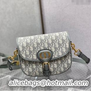 Luxurious Dior Medium Dior Bobby Bag in Dior Oblique Jacquard CD1203 Grey 2024