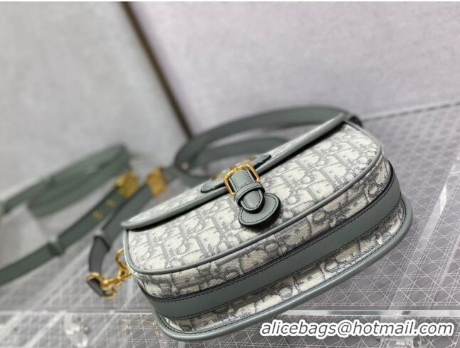 Luxurious Dior Medium Dior Bobby Bag in Dior Oblique Jacquard CD1203 Grey 2024