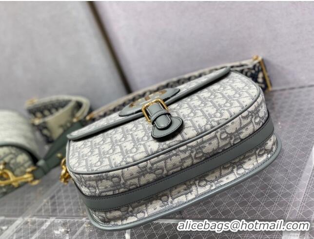 Most Popular Dior Large Dior Bobby Bag in Dior Oblique Jacquard CD1203 Grey 2024