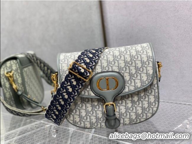 Most Popular Dior Large Dior Bobby Bag in Dior Oblique Jacquard CD1203 Grey 2024