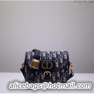 Good Taste Dior Small Dior Bobby Bag in Dior Oblique Jacquard CD1207 Blue 2024