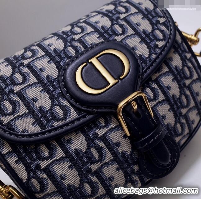 Good Taste Dior Small Dior Bobby Bag in Dior Oblique Jacquard CD1207 Blue 2024