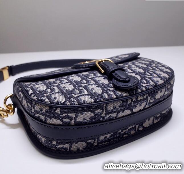 Trendy Design Dior Medium Dior Bobby Bag in Dior Oblique Jacquard CD1207 Blue 2024