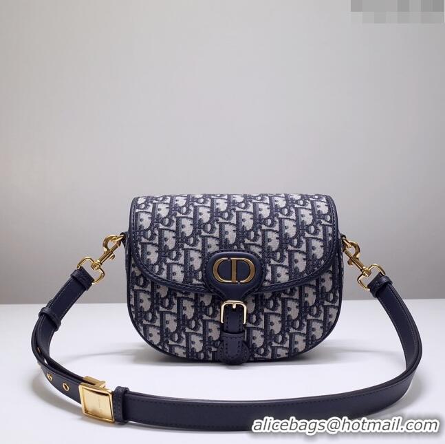 Trendy Design Dior Medium Dior Bobby Bag in Dior Oblique Jacquard CD1207 Blue 2024