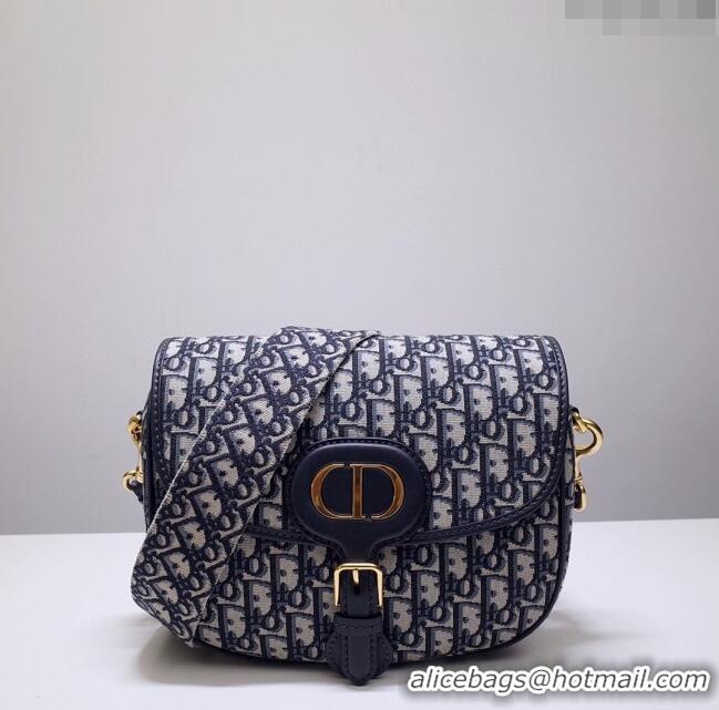 Well Crafted Dior Large Dior Bobby Bag in Dior Oblique Jacquard CD1207 Blue 2024