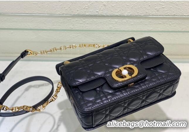 Affordable Price Dior Small Jolie Top Handle Bag in Cannage Calfskin CD5057 Black 2024