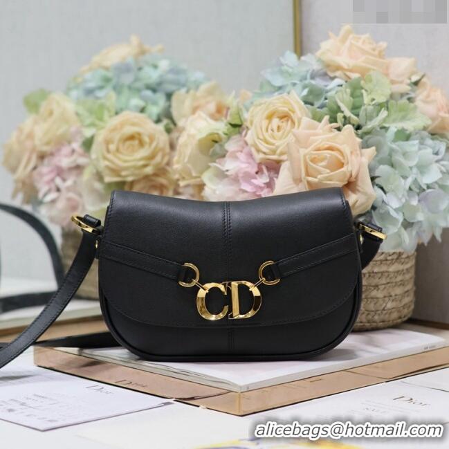 Most Popular Dior Small CD Besace Shoulder Bag in Calfskin CD5061 Black 2024