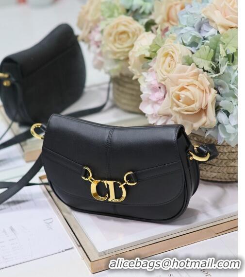 Most Popular Dior Small CD Besace Shoulder Bag in Calfskin CD5061 Black 2024